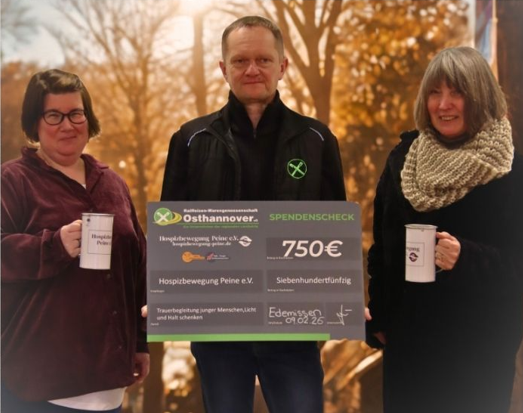 Frau Meyer, Frau Meyer und Betreiber der Tankstelle Edmissen